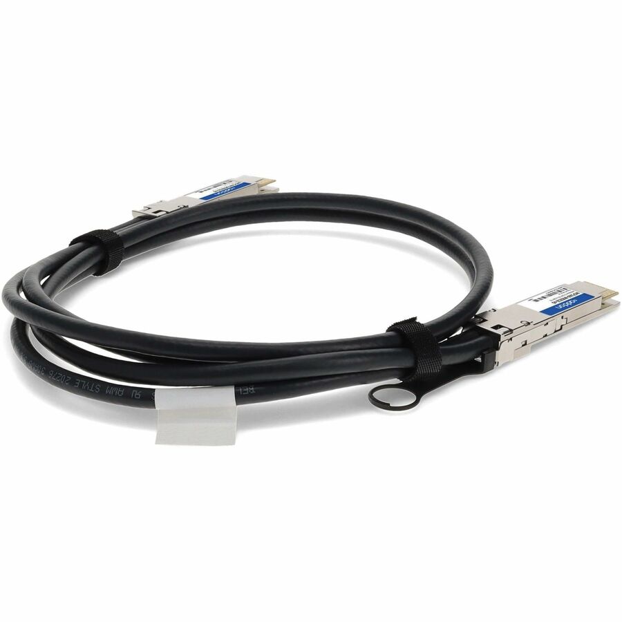 Mellanox MCP1660-W002E26 Compatible TAA 400GBase-CU QSFP-DD to QSFP-DD Direct Attach Cable (Passive Twinax, 2m)