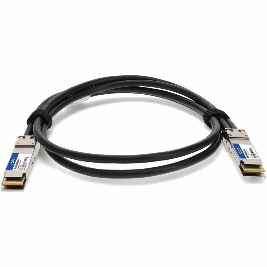 Mellanox MCP1660-W002E26 Compatible TAA 400GBase-CU QSFP-DD to QSFP-DD Direct Attach Cable (Passive Twinax, 2m)
