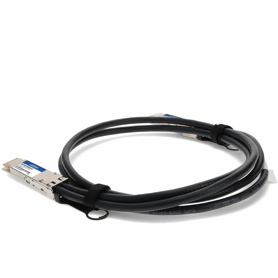 Mellanox MCP1660-W002E26 Compatible TAA 400GBase-CU QSFP-DD to QSFP-DD Direct Attach Cable (Passive Twinax, 2m)