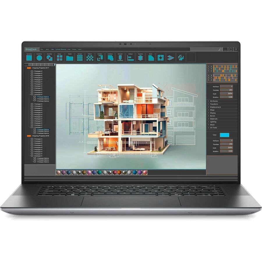 Dell Precision 5000 5690 16" Touchscreen Mobile Workstation - UHD+ - Intel Core Ultra 7 165H - vPro Technology - Intel Evo Platform - 32 GB - 512 GB SSD - English (US) Keyboard - Anodized Titan Gray