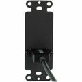 ENET MOFO PASS-THRU PLATE WALLPLATE Black Decora Faceplate