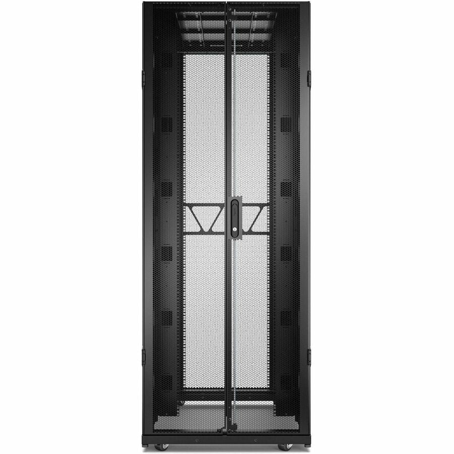 Schneider APC NetShelter SX Server Rack Gen 2, 42U, 1991H x 750W x 1200D mm, with Sides, Black [TAA]