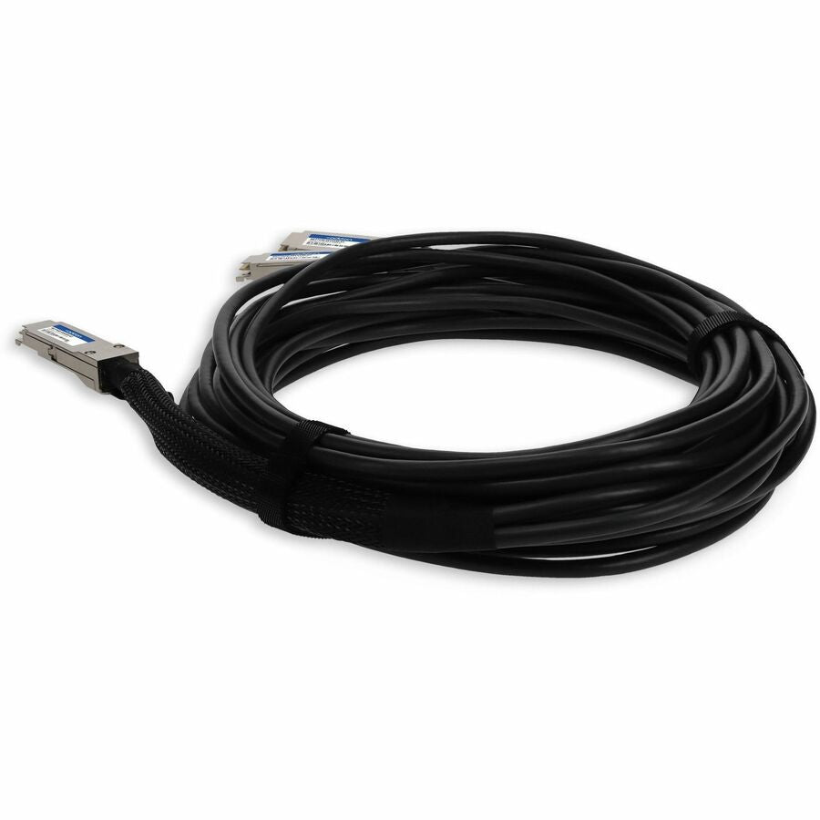 Mellanox MCP7H50-V01AR30 Compatible TAA 200GBase-CU QSFP56 to 2xQSFP56 Infiniband HDR Direct Attach Cable (Passive Twinax, 1.5m, LSZH)