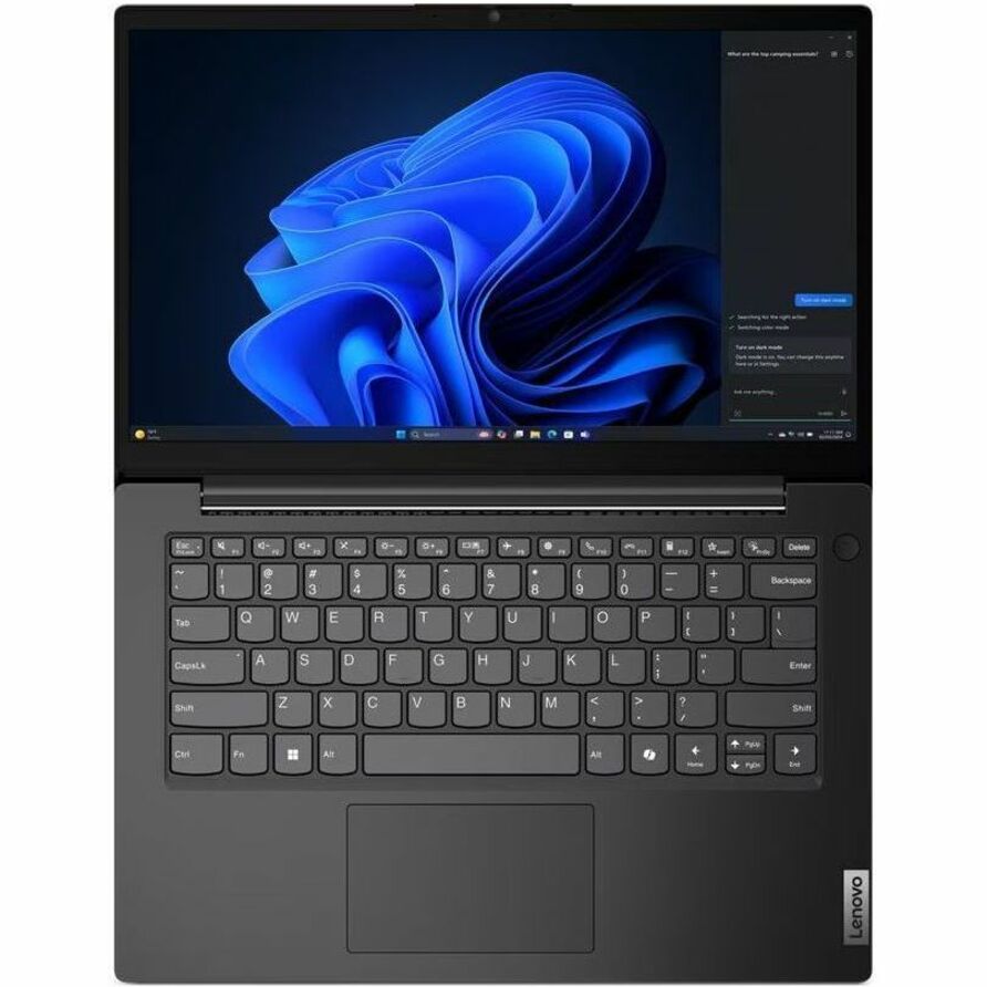 Lenovo V14 G5 IRL 83HD000VUS 14" Notebook - Full HD - Intel Core 3 100U - 8 GB - 256 GB SSD - English Keyboard - Business Black