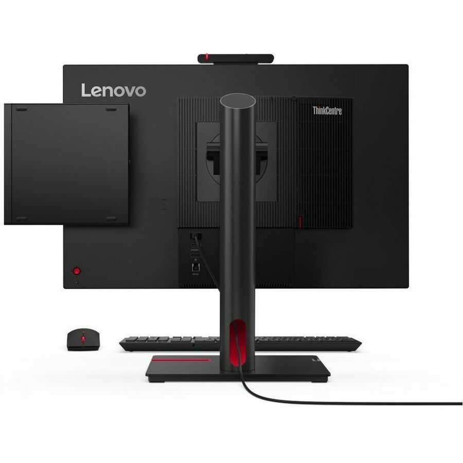 Lenovo ThinkCentre M75q Gen 5 12RQ000SUS Desktop Computer - AMD Ryzen 7 PRO 8700GE - 16 GB - 256 GB SSD - Tiny - Black