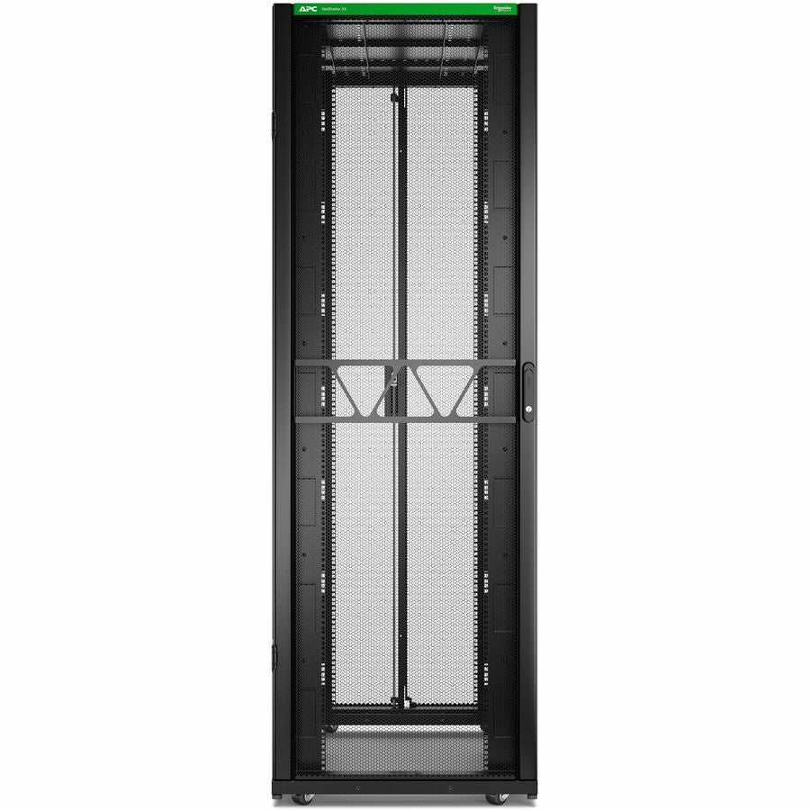 Schneider APC NetShelter SX Server Rack Gen 2, 48U, 2258H x 750W x 1200D mm, with Sides, Black [TAA]