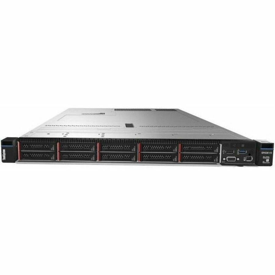 Lenovo ThinkSystem SR630 V3 7D73A05NNA 1U Rack Server - 1 Xeon Silver 4510 2.40 GHz - 32 GB RAM - Serial ATA/600 Controller