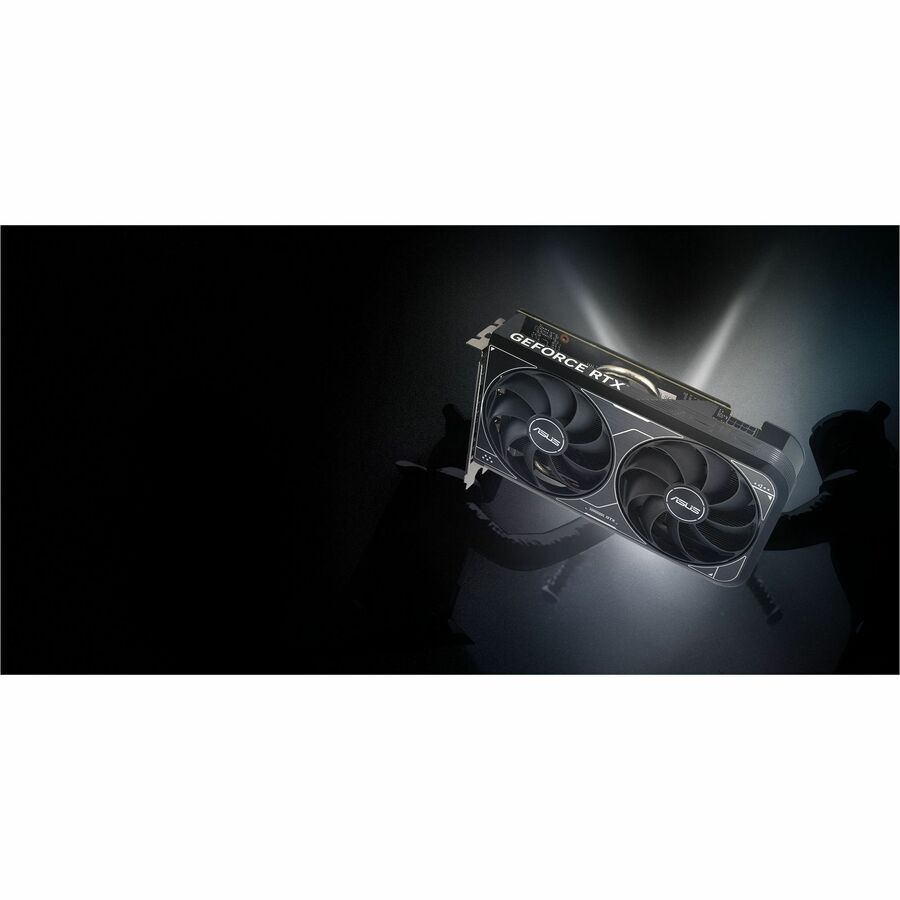 ASUS Dual GeForce RTX 4060 V2 OC Edition (PCIe 4.0, 8GB GDDR6, DLSS 3, HDMI 2.1a, DisplayPort 1.4a, 2-slot design, Axial-tech fan design, 0dB technology,