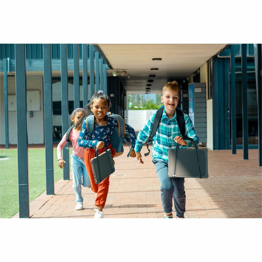 Extreme ShellF3 Slide Case for Lenovo 100e G4 Chromebook 11 ver 83G8 83G9 only Gray/Clear