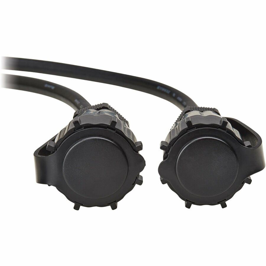 Eaton Tripp Lite Series Rigid Industrial RF Coaxial Cable (M/M) - IP68, BNC Connectors, 10 ft. (3.1 m), Black