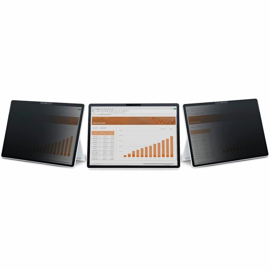 StarTech.com 4-Way 12.3in Surface Pro 4/5/6/7/7+ Privacy Screen Filter, For Portrait/Landscape, Touch-Enabled, +/- 30 Deg. View, Matte