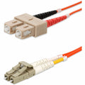 AddOn 3m SC to LC Orange OM4 Duplex OFNR (Riser-Rated) TAA Fiber Patch Cable