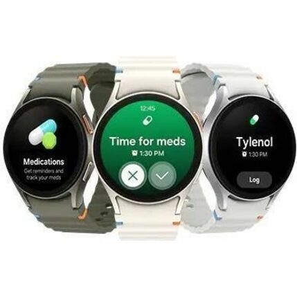 Samsung Galaxy Watch7 SM-L300NZ Smart Watch - Heart Rate Monitor - Camera - Heart Rate, Sleep Quality1.60 GHz - 21.10 GB - 1.3" - Super Unlocked