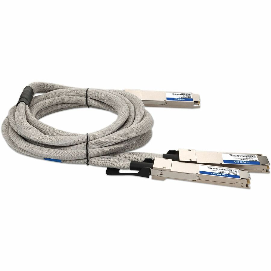 Mellanox MCP7Y00-N01A Compatible TAA 800GBase-CU OSFP112 to 2xOSFP112-RHS Direct Attach Cable (Passive Twinax, 1.5m, Infiniband)