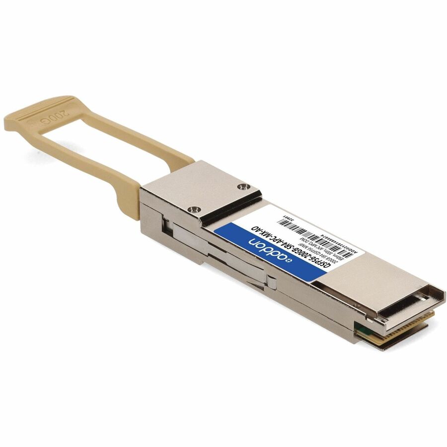 AddOn Mellanox Compatible TAA 200GBase-SR4 QSFP56 Transceiver (MMF, 850nm, 100m, APC MPO, DOM)