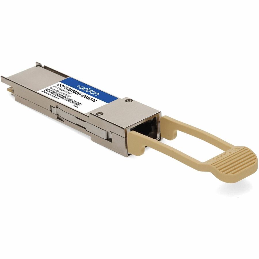 AddOn Mellanox Compatible TAA 200GBase-SR4 QSFP56 Transceiver (MMF, 850nm, 100m, APC MPO, DOM)