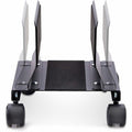 StarTech.com Computer Tower Cart, Rolling CPU Caddy on Wheels, Max 46.3lb/21kg, Adjustable PC Case Mount, Floor Stand Dolly, Steel, TAA