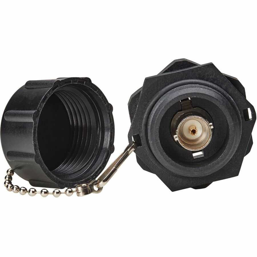 Eaton Tripp Lite Series Rigid Industrial BNC Adapter (M/F) - IP68, Black