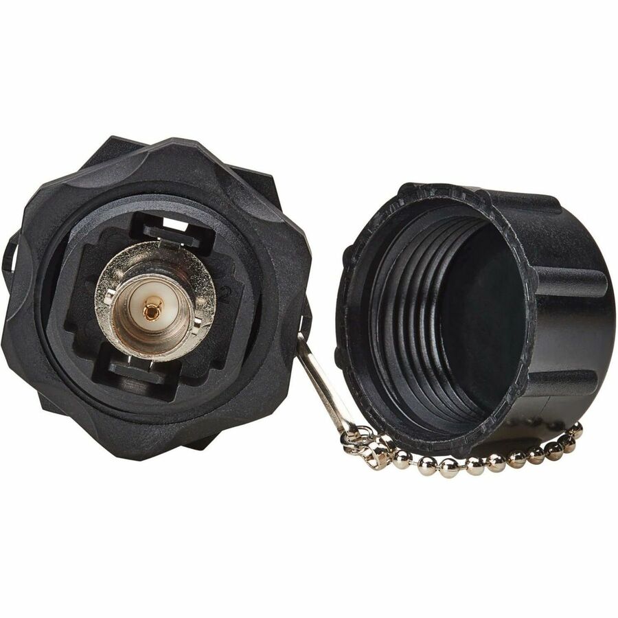 Eaton Tripp Lite Series Rigid Industrial BNC Adapter (M/F) - IP68, Black