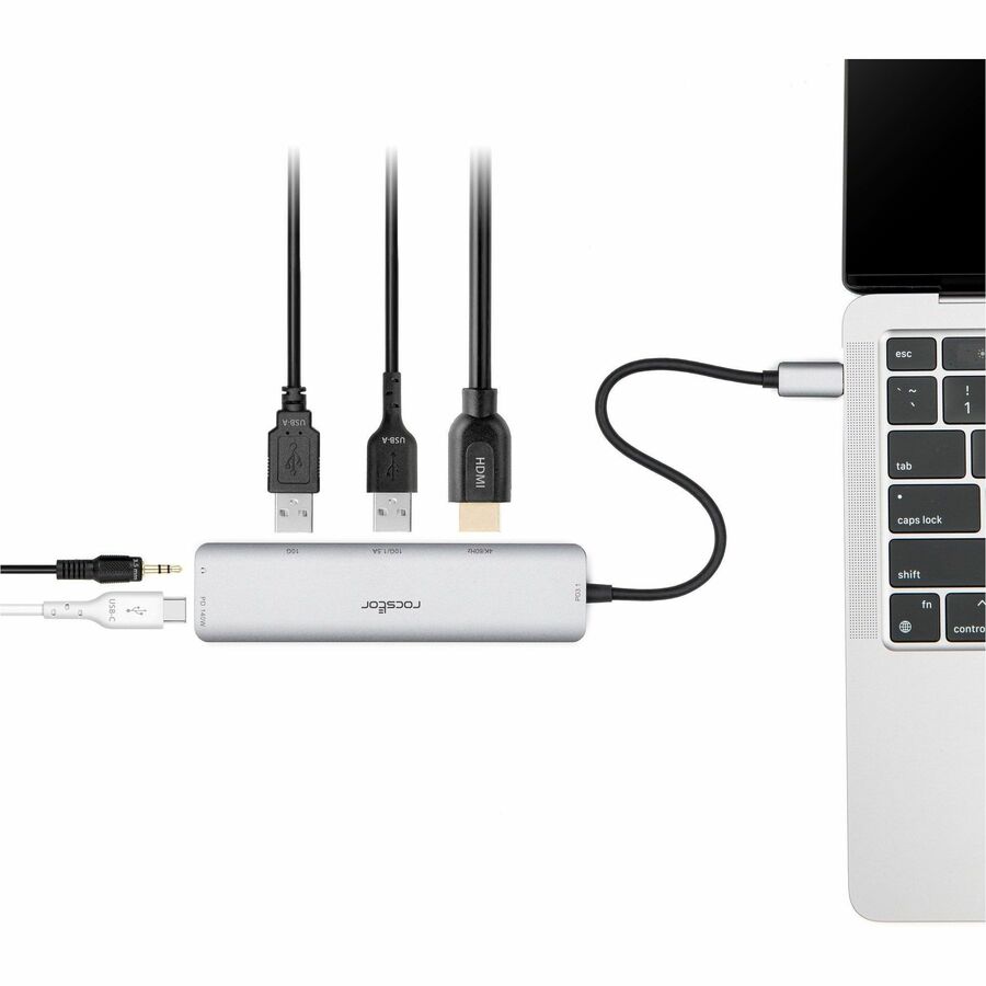 Rocstor 3.5mm/HDMI/USB/USB-C Audio/Video Adapter