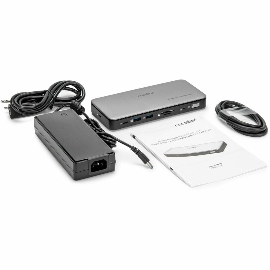 Rocstor Premium RD15 USB-C 11-in-1 Tripple Display Docking Station