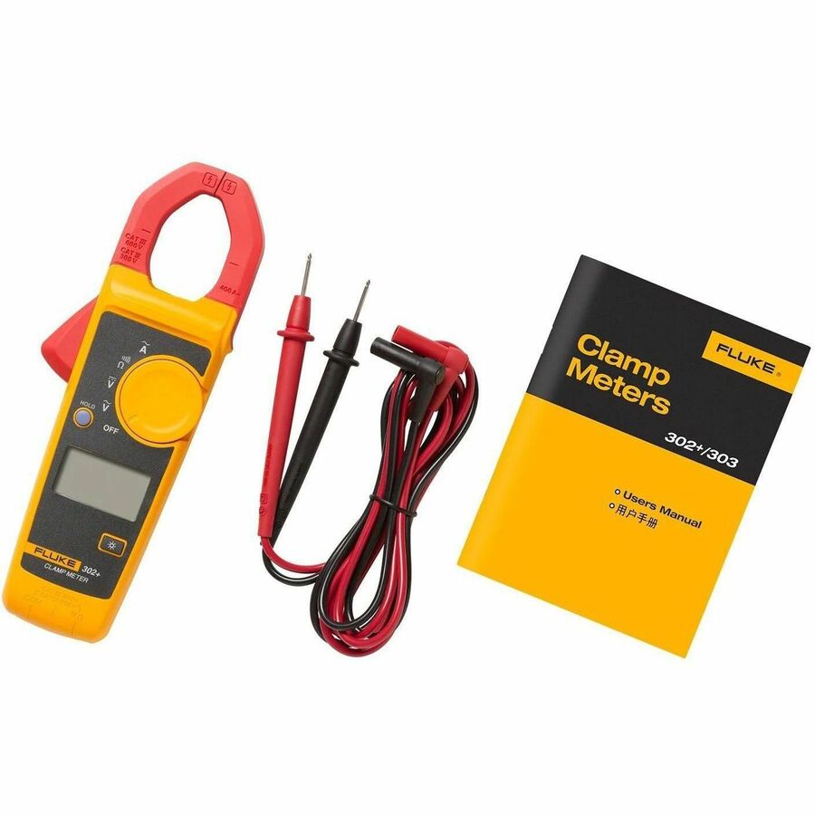 Fluke 302+ 400A AC True RMS Clamp Meter, Retail