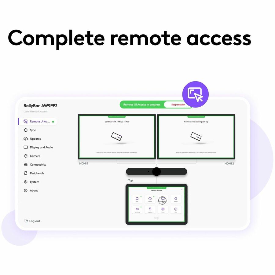 Logitech Essential for Rooms | Five Year Service Plan | Easy remote management of Meeting Rooms and Devices
