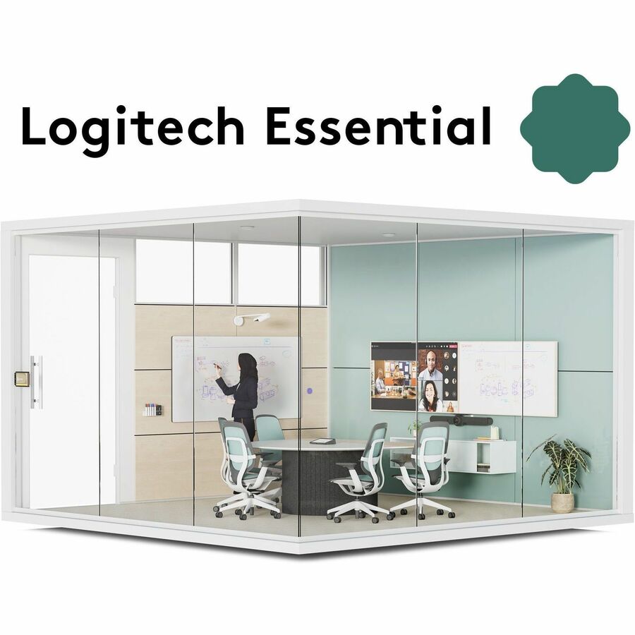 Logitech Essential for Rooms | One Year Service Plan | Easy remote management of Meeting Rooms and Devices
