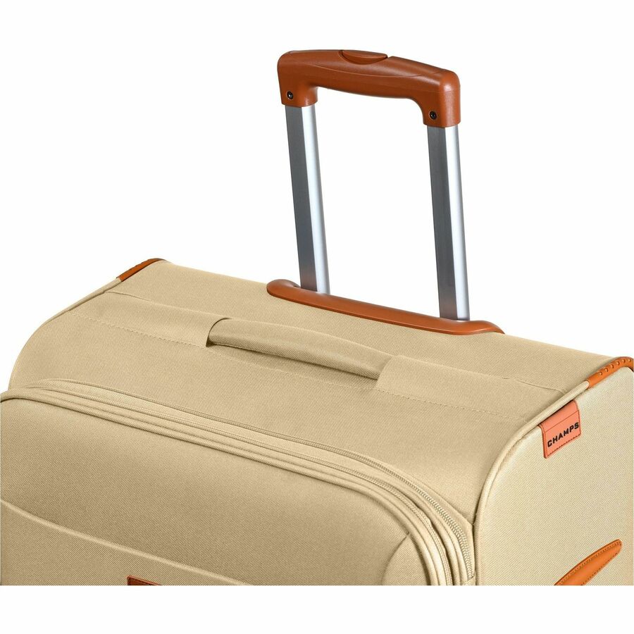 CHAMPS Classic Collection - 3-piece Softside Luggage set - Khaki