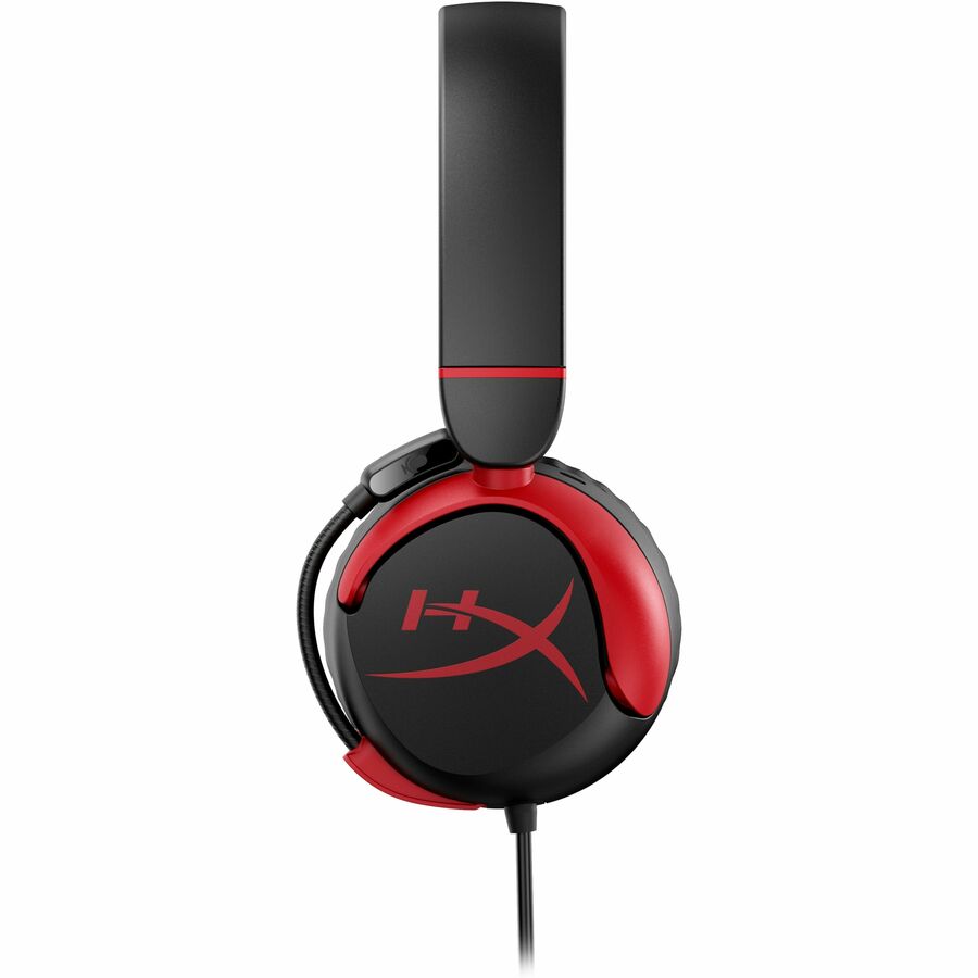HyperX Cloud Mini ? Wired Headset Compatible with PC, Chromebook, Nintendo Switch, PlayStation Controllers, Xbox Controllers, Phones, Laptops, Tablets, Volume levels below 85dB, Immersive Audio, Tuck-away Boom Mic, Connectivity: 3.5mm Jack, Color: Black