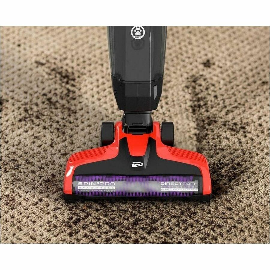 Techtronic Dirt Devil Power Swerve Pet Stick Vacuum, 10 in, BD22052V, Red