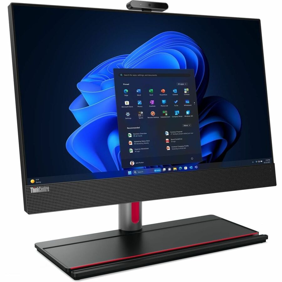 Lenovo ThinkCentre M90a Gen 5 12SH002EUS All-in-One Computer - Intel Core i7 14th Gen i7-14700 - vPro Technology - 32 GB - 512 GB SSD - 23.8" Full HD - Desktop - Black