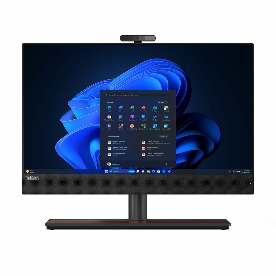 Lenovo ThinkCentre M90a Gen 5 12SH002EUS All-in-One Computer - Intel Core i7 14th Gen i7-14700 - vPro Technology - 32 GB - 512 GB SSD - 23.8" Full HD - Desktop - Black