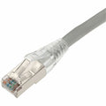 AddOn 30ft Gray CAT 6 Shielded PVC Ethernet Cable Snagless Easy Clear Boot TAA RJ-45 M/M