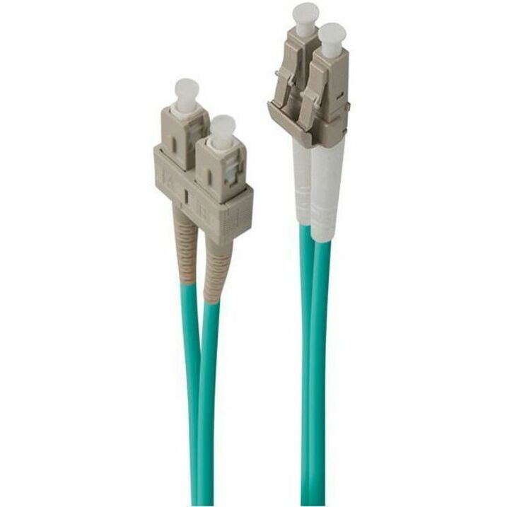 ALOGIC 10m (32.80 ft) LC-SC 10G Multi Mode Duplex LSZH Fibre Cable 50/125 OM3