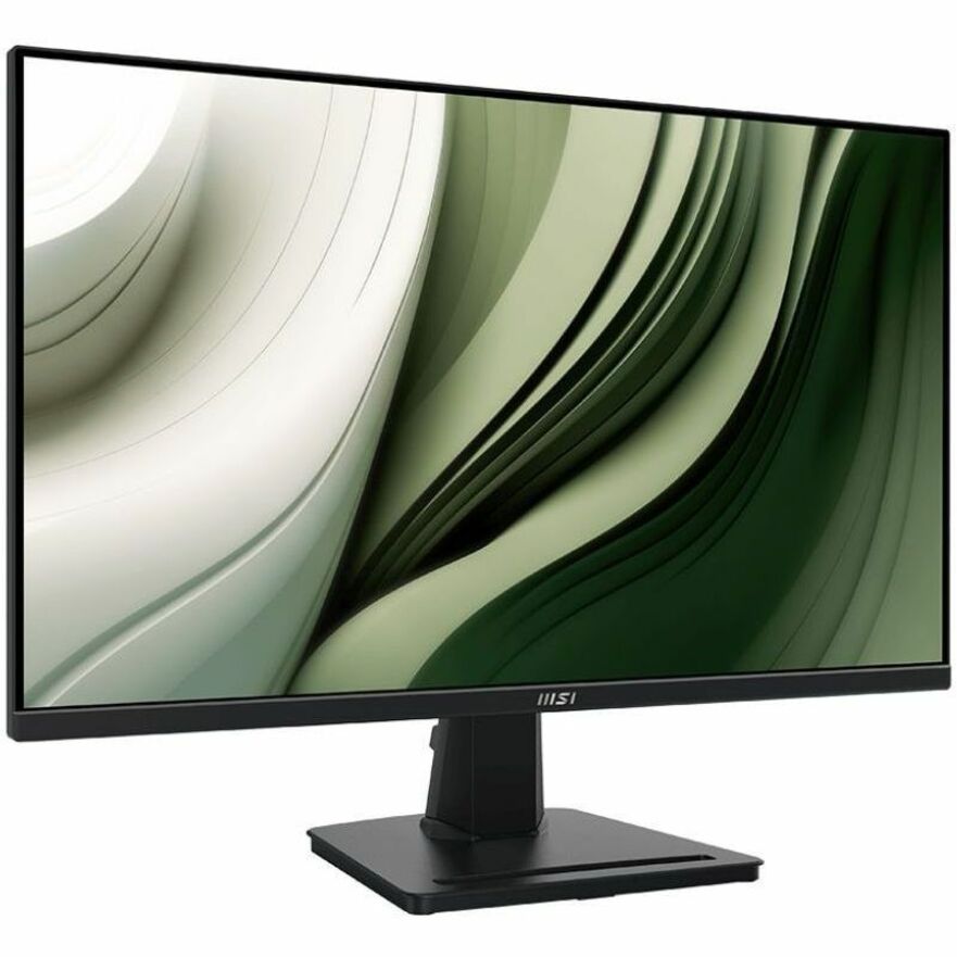 MSI PRO MP245G, 24-inch IPS 1920 x 1080 (FHD) Computer Monitor, 100Hz, Adaptive-Synch, EPEAT Silver, HDMI, DisplayPort, VESA Mountable, Tilt, Height Adjustable Speaker, 1ms, Black