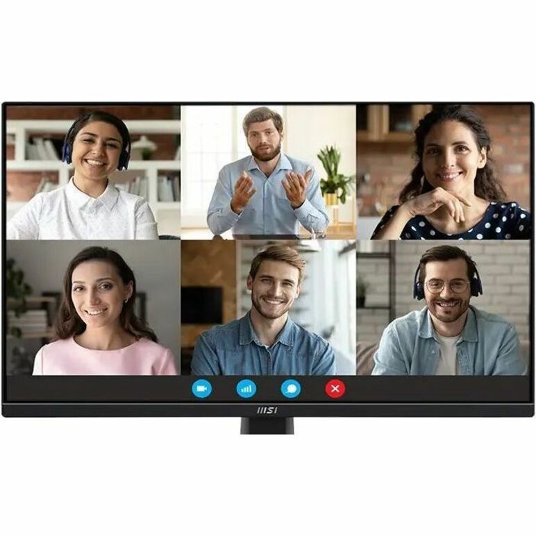 MSI PRO MP245G, 24-inch IPS 1920 x 1080 (FHD) Computer Monitor, 100Hz, Adaptive-Synch, EPEAT Silver, HDMI, DisplayPort, VESA Mountable, Tilt, Height Adjustable Speaker, 1ms, Black