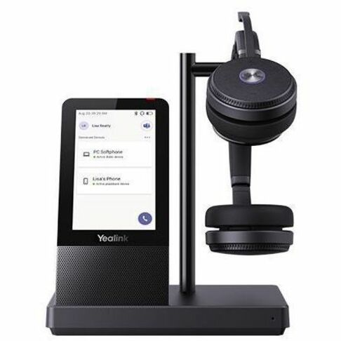 Yealink WH66 Headset Red 4" Screen 4 in 524.9 ft