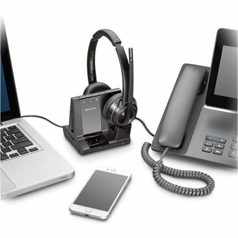 HP Poly Savi 8200 Office 8220-M Headset - wireless