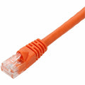 AddOn 14ft Orange CAT 5E PVC Ethernet Cable Snagless Bubble Boot RJ-45 M/M