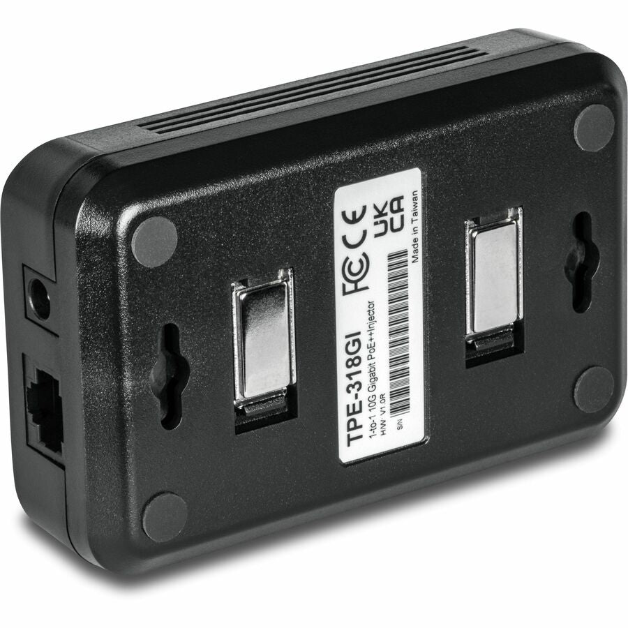 TRENDnet 10G PoE++ Injector, TPE-318GI, Converts a NonPoE Port to A PoE++ 10G Port, Supplies PoE (15.4W), PoE+ (30W), or PoE++ (90W)