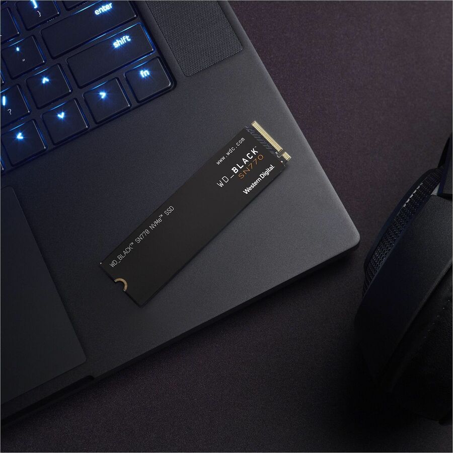 SanDisk Black SN770 WDS500G3X0E-00B3N0 500 GB Solid State Drive - M.2 2280 Internal - PCI Express NVMe (PCI Express NVMe 4.0 x4)