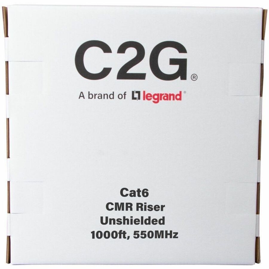 C2G BULK CAT6 UTP CMR TAA RED