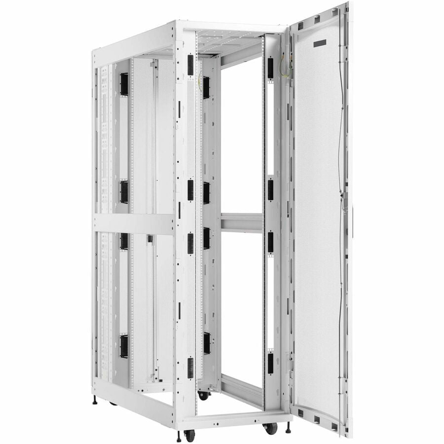 Eaton SmartRack 48U Extra-Deep Standard-Width Heavy-Duty Rack Enclosure Cabinet for AI Servers, White