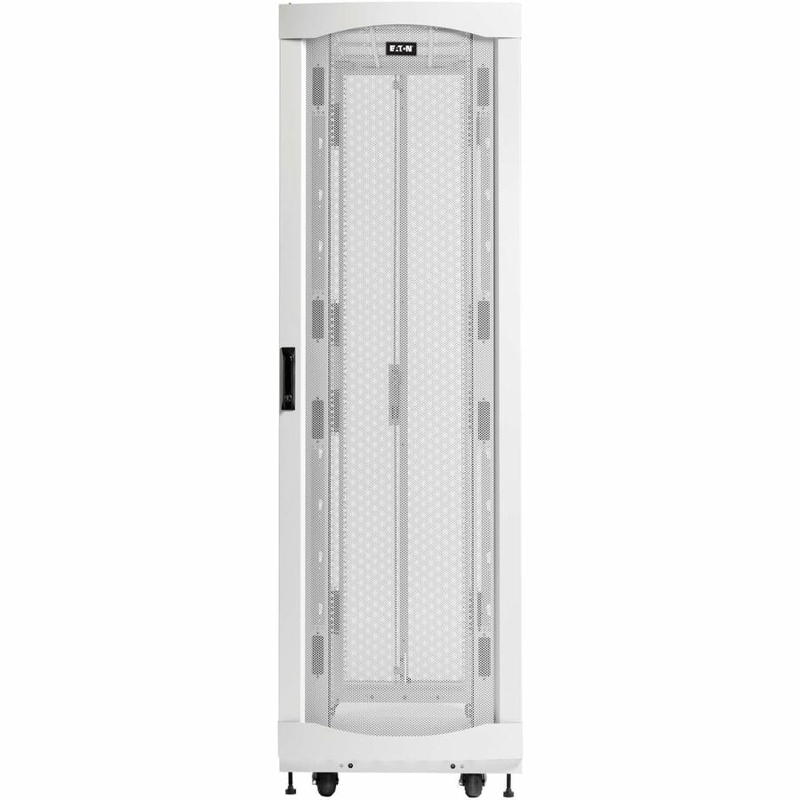 Eaton SmartRack 48U Extra-Deep Standard-Width Heavy-Duty Rack Enclosure Cabinet for AI Servers, White