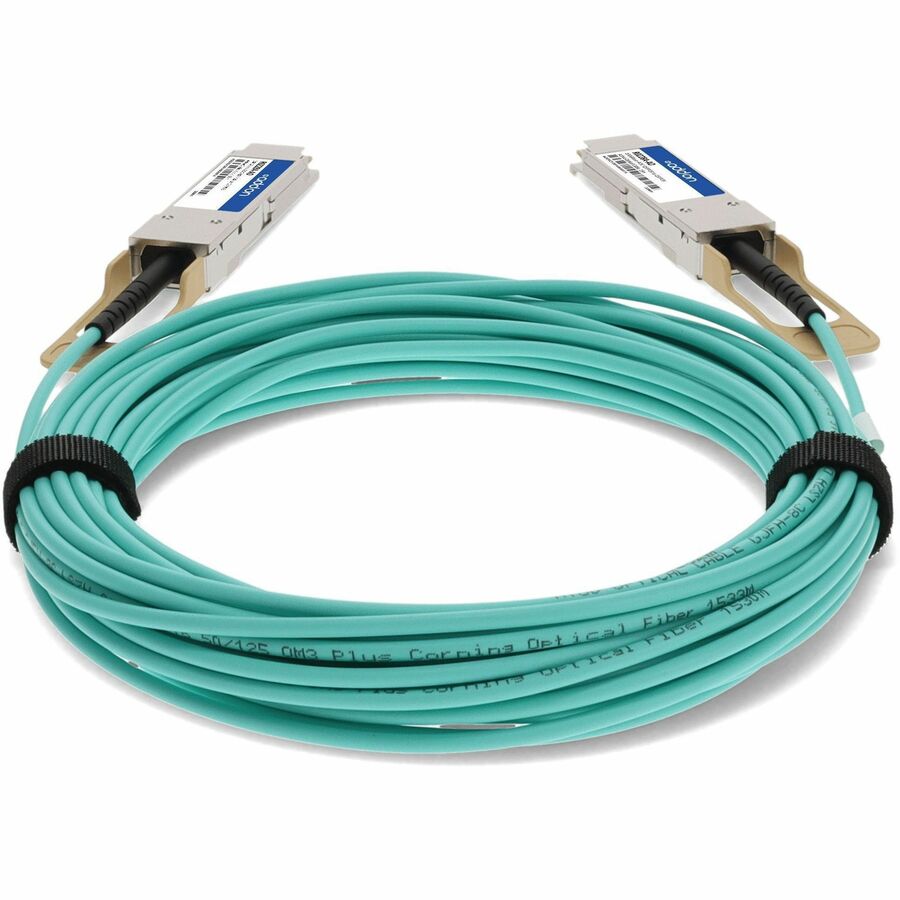 AddOn Aruba Networks R0Z28A Compatible TAA Compliant 100GBase-AOC QSFP28 Active Optical Cable (850nm, MMF, 15m)
