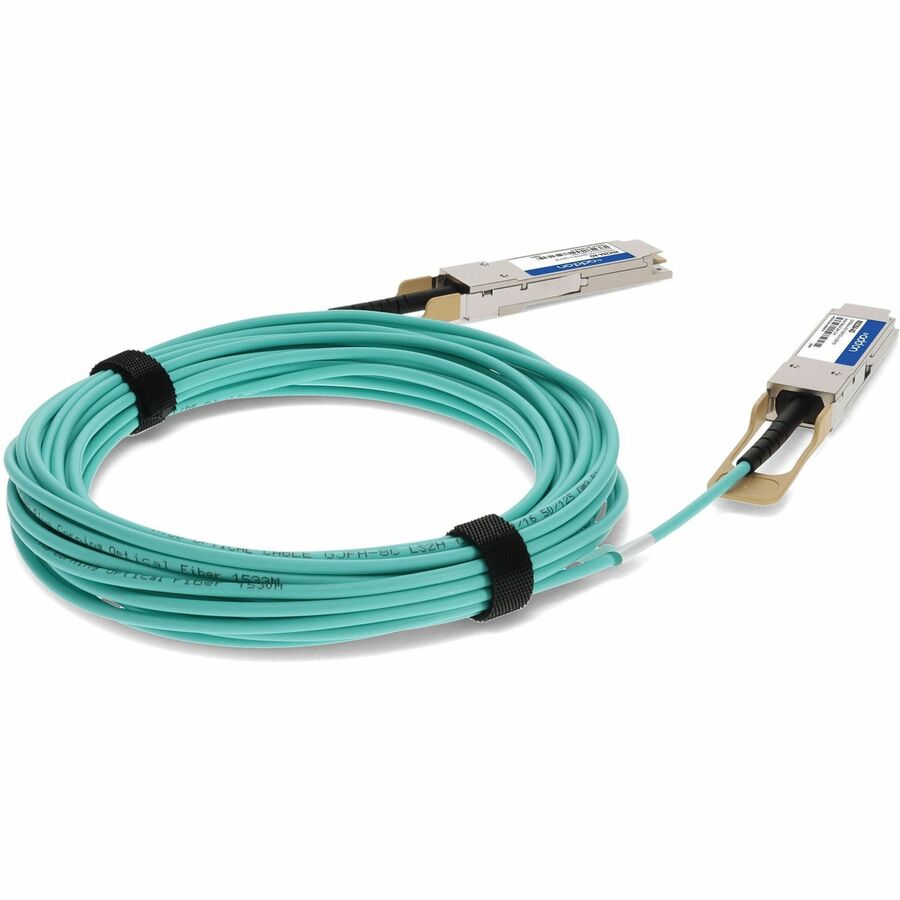 AddOn Aruba Networks R0Z28A Compatible TAA Compliant 100GBase-AOC QSFP28 Active Optical Cable (850nm, MMF, 15m)