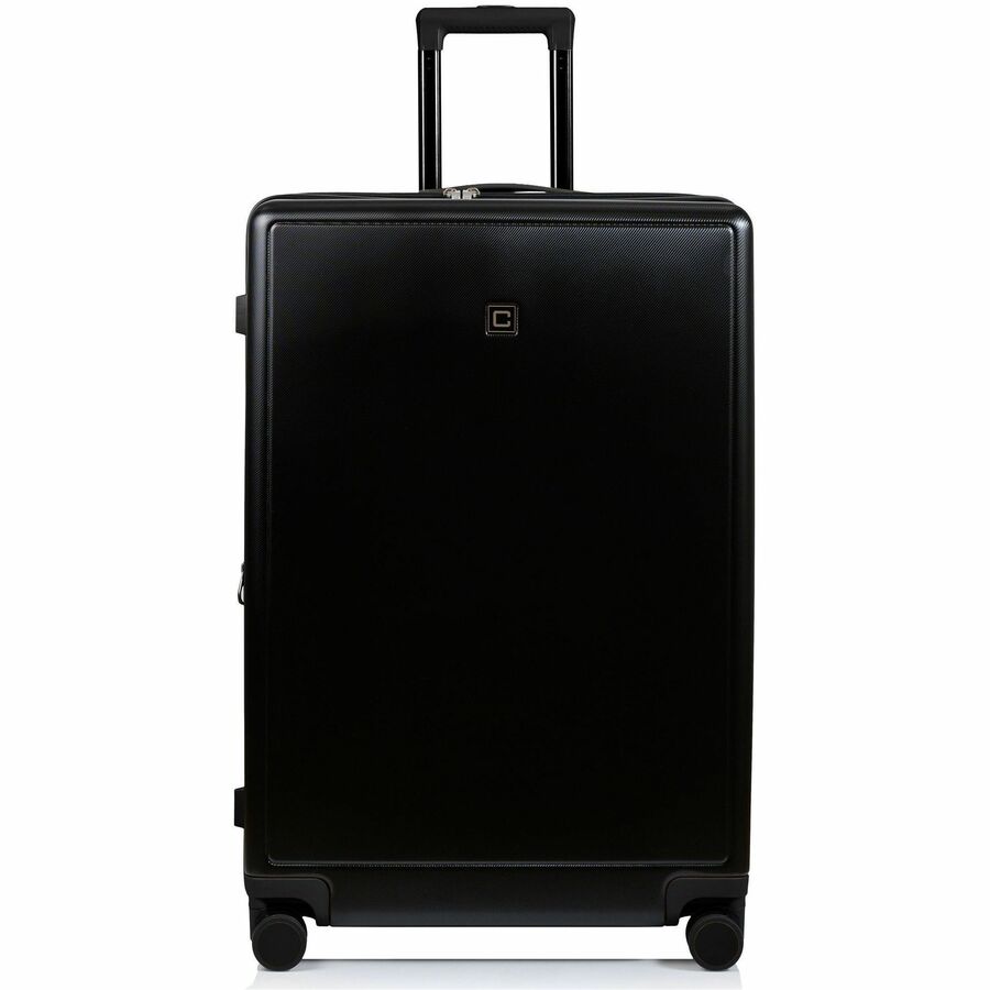 Champs S1052BB-BLACK/BLACK, Vintage Muse Collection - 3-piece Hardside Luggage setToiletry BagCable, 9.48 lb, S1052BBBLACKBLACK