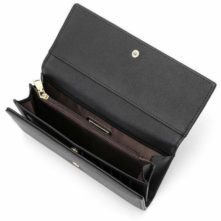 Champs LB-902-BLACK, Iconic Collection - Rfid Blocking Expandable Trifold Wallet, 7.05 oz, LB902BLACK