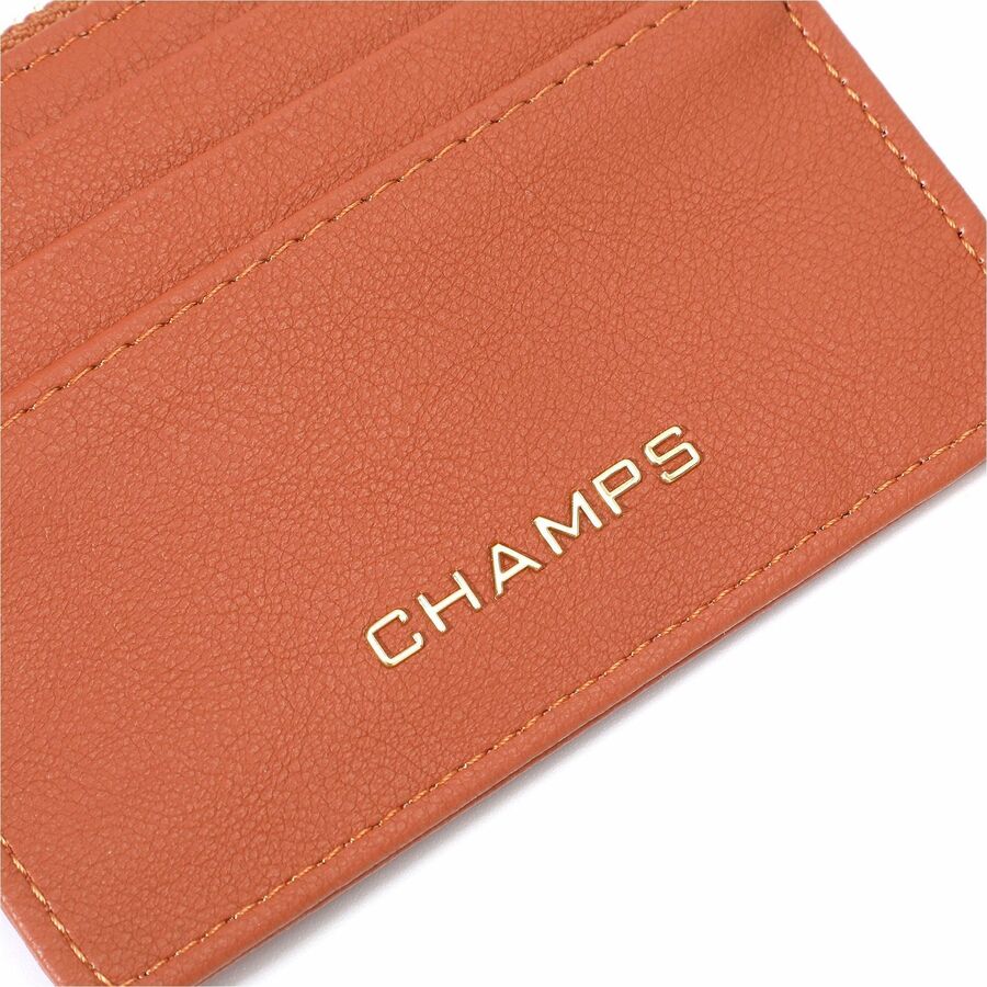 Champs LB-908-TAN, Iconic Collection - Rfid Blocking Keychain Cardholder, 3.53 oz, Beige, LB908TAN